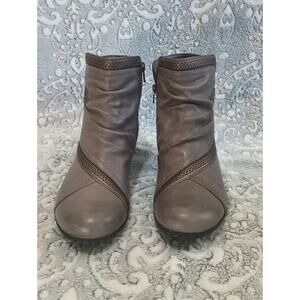 Rockport Cob Hill Leather Ankle Boots Women's Size 10